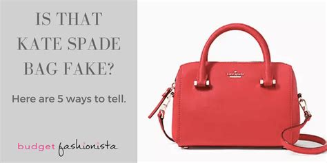 how to identify fake kate spade bag|authentic kate spade bag.